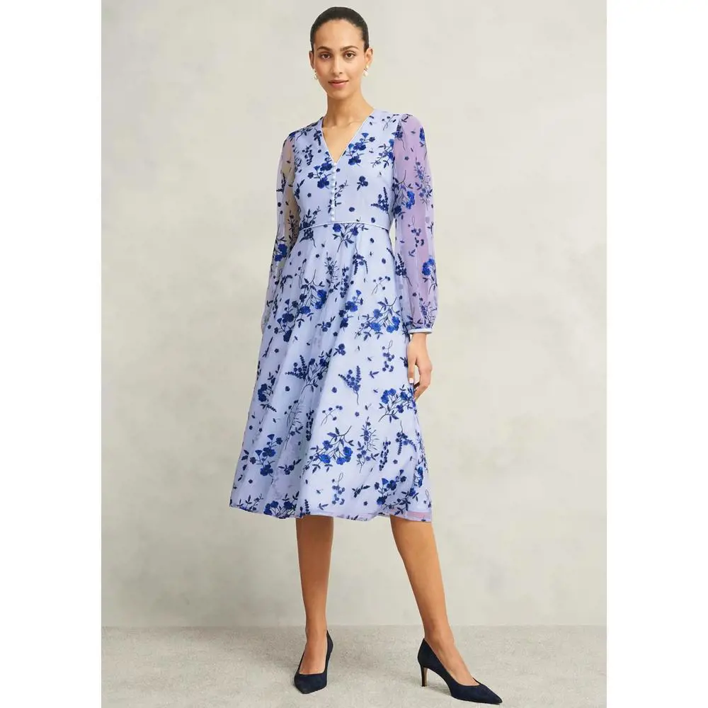 Hobbs Ella Embroidered Dress